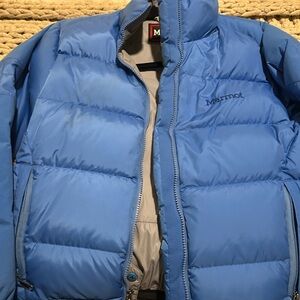 Marmot women’s  Blue Puffer Jacket